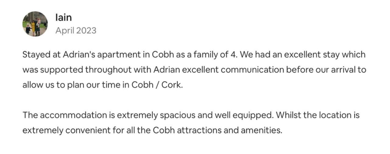 A Stylish 2 Bed Apartment In Cobh Town - Lux Stay Ngoại thất bức ảnh